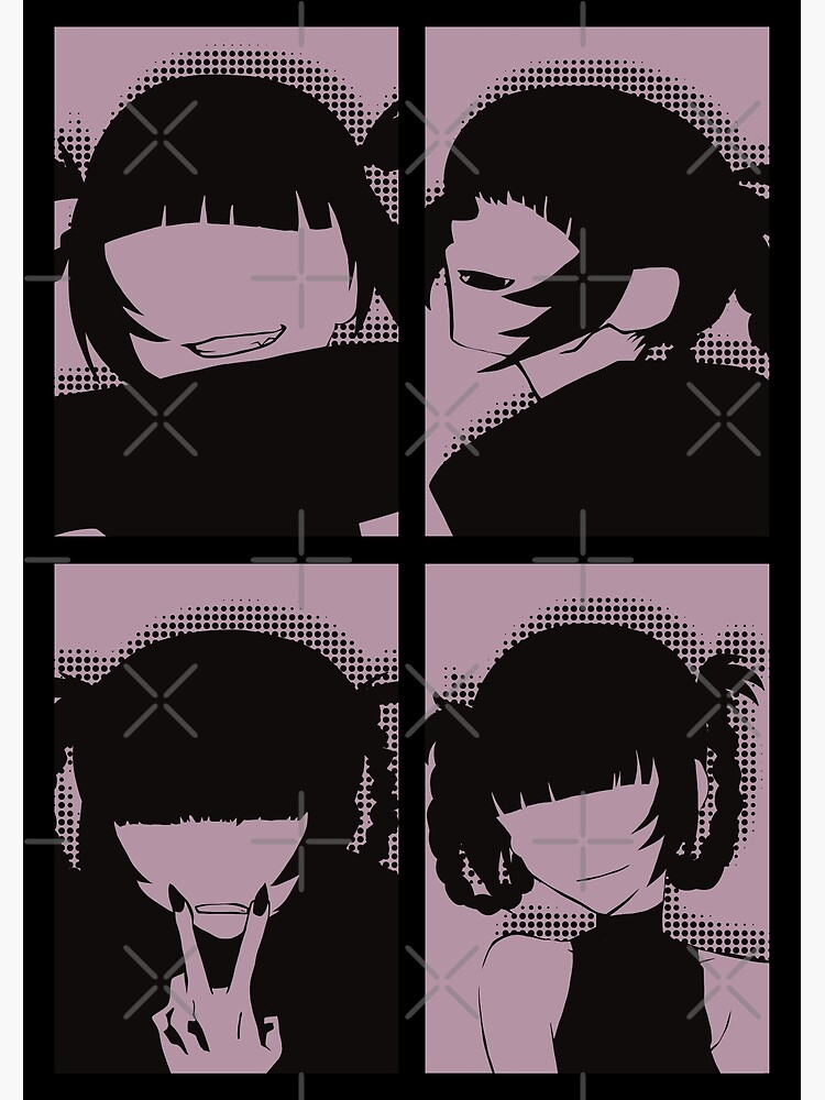 Call of the Night Anime Characters Nazuna Nanakusa Faceless in Cool 4  Panels Pop Art Style Sticker for Sale by Animangapoi