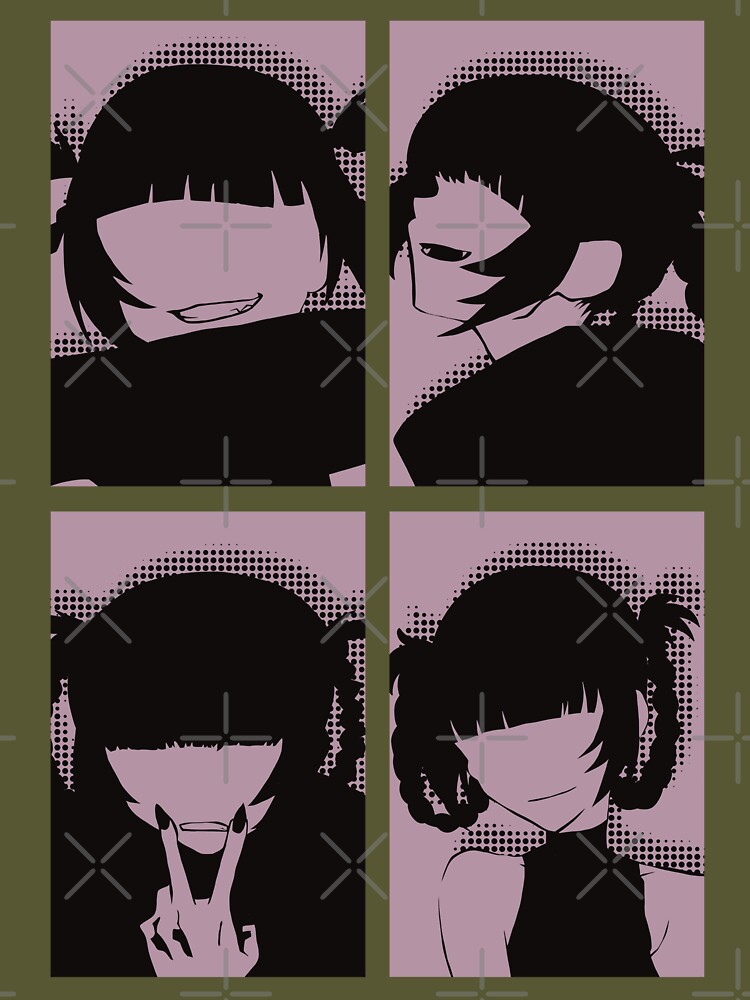 Call of the Night or Yofukashi no Uta Anime Characters Nazuna Nanakusa  Face without Eyes in Cool 4 Panels Pop Art Style Sticker for Sale by  Animangapoi