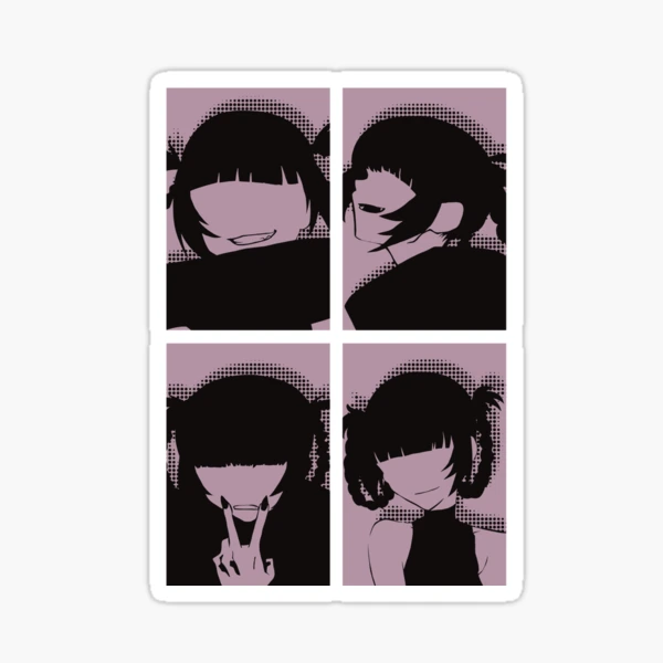 Call of the Night or Yofukashi no Uta Anime Characters Nazuna Nanakusa  Face without Eyes in Cool 4 Panels Pop Art Style Sticker for Sale by  Animangapoi