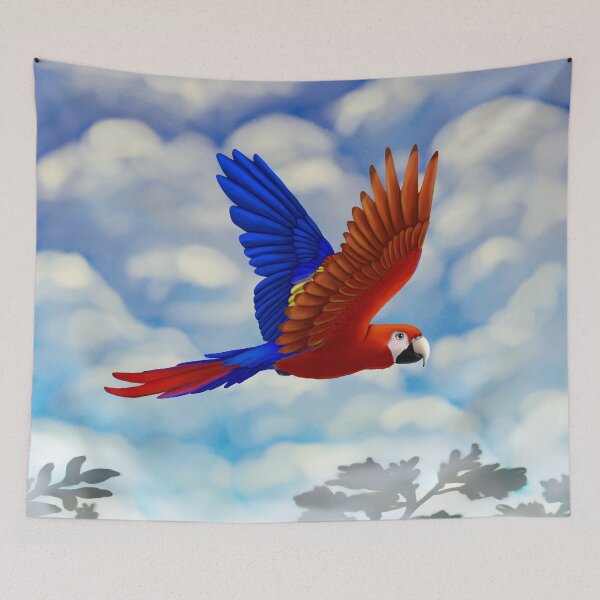 Item preview, Scarlet Macaw designed and sold by JeMiChi Art.