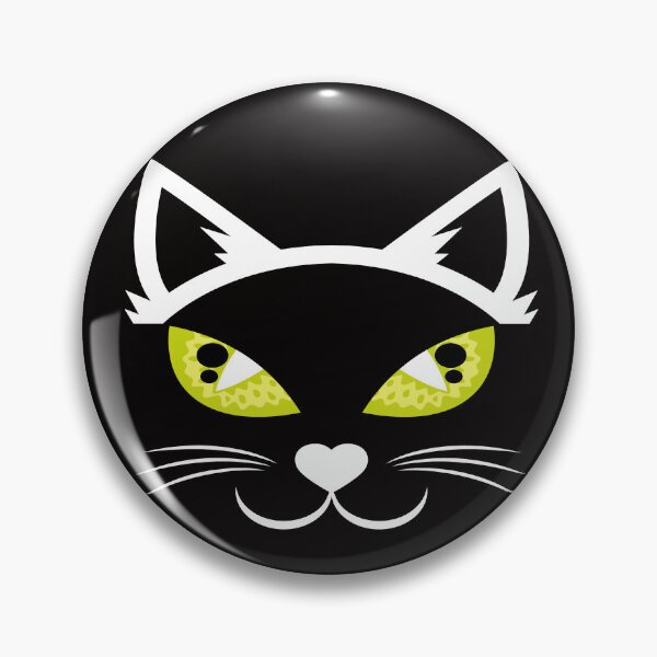 Item preview, Feline face with a watchful expression designed and sold by The-Blue-Feline.