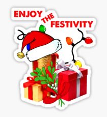 Christmas/ Enjoy the festivity Sticker