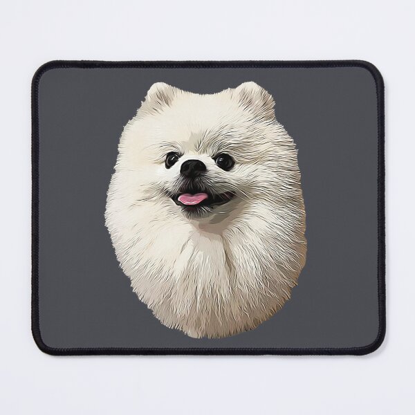 Item preview, Pomeranian Cute White Puppy Dog designed and sold by ElegantCat.