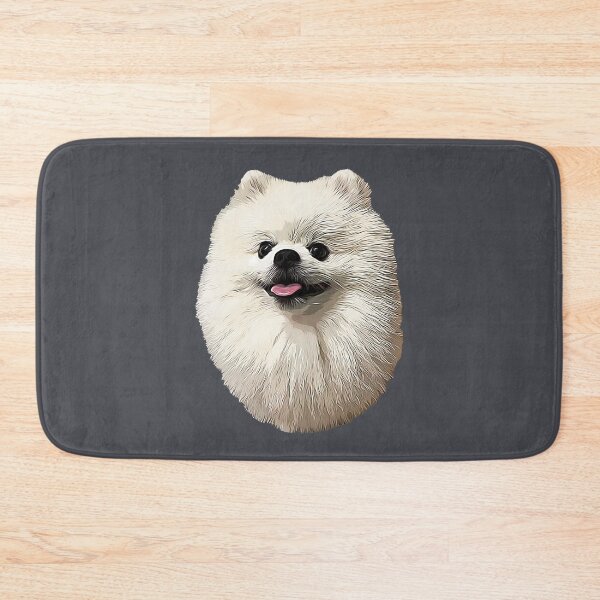 Item preview, Pomeranian Cute White Puppy Dog designed and sold by ElegantCat.