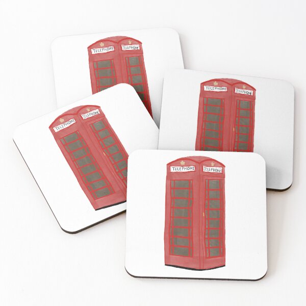 Item preview, Red British Telephone Box designed and sold by Inky-elinky.