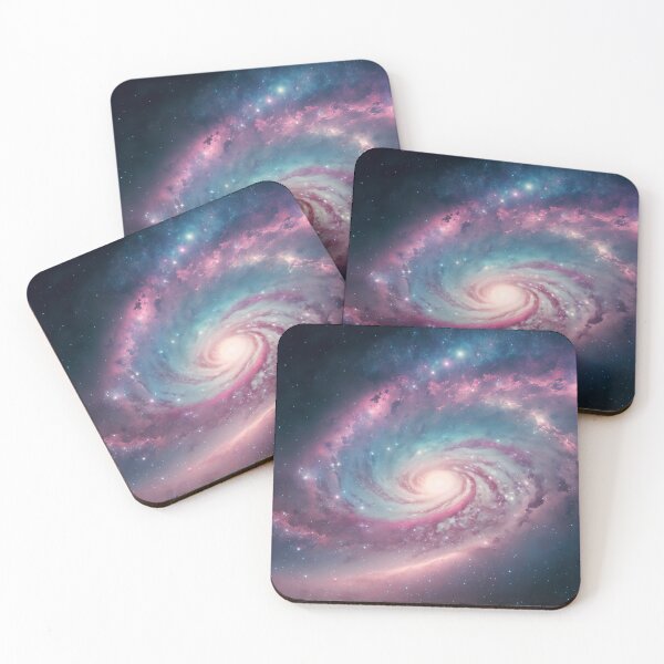 Item preview, Pink Purple Swirling Milky Way Galaxy Artwork Sticker designed and sold by BEAUHOUS.