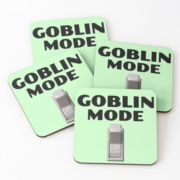 Item preview, Funny Goblin Mode ON Switch, Lazy Mental Health Meme Humor designed and sold by CuddleStore.