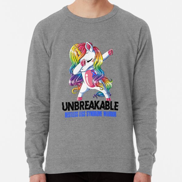 Item preview, Restless Legs Syndrome Awareness - Unicorn Restless Legs Syndrome Warrior Ribbon UNBREAKABLE designed and sold by Fernandezf.