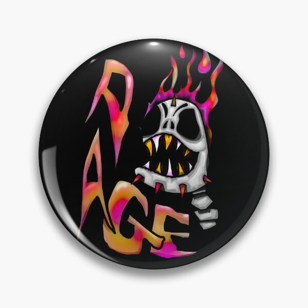 Item preview, Flaming Skull - Punk Skull designed and sold by mikeymadness.