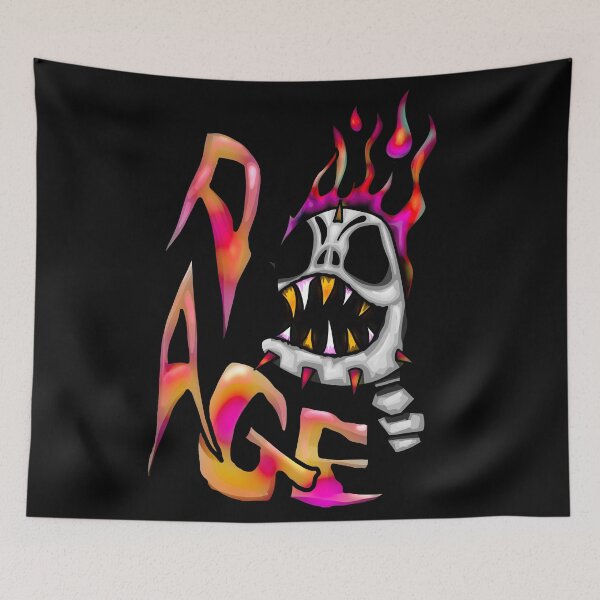 Item preview, Flaming Skull - Punk Skull designed and sold by mikeymadness.