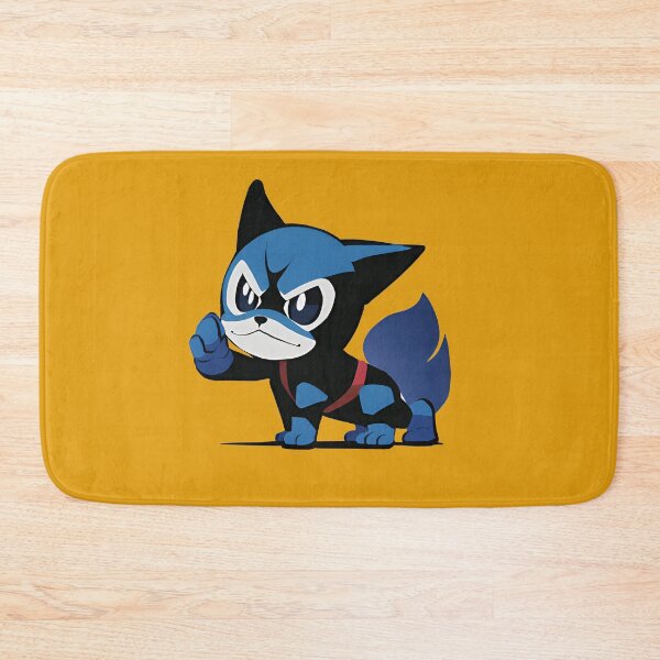 Item preview, Anime Ninja Mascot Puppy Ready for Attach with Blue and Black Tones designed and sold by Christopher  McGuire.