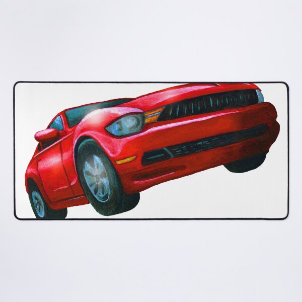 Item preview, Red Car Victory Lap designed and sold by Melissa J Barrett.