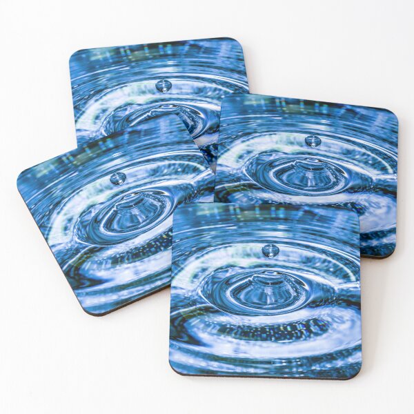 Item preview, Blue Waterdrop Suspended in Midair  designed and sold by jecphotography and art.