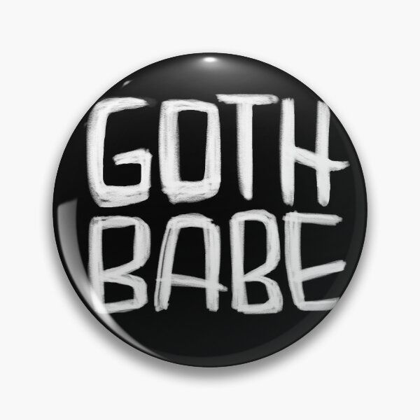 Item preview, Goth Babe for goth girl, pastel goth designed and sold by badlydrawnbabe.