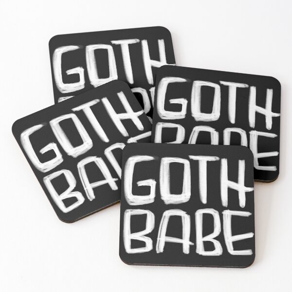 Item preview, Goth Babe for goth girl, pastel goth designed and sold by badlydrawnbabe.