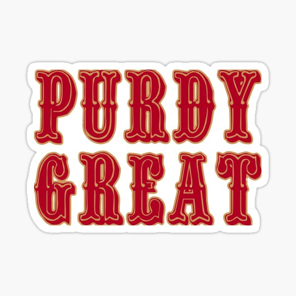 Brock Purdy 13 Sticker for Sale by jeffhaab917