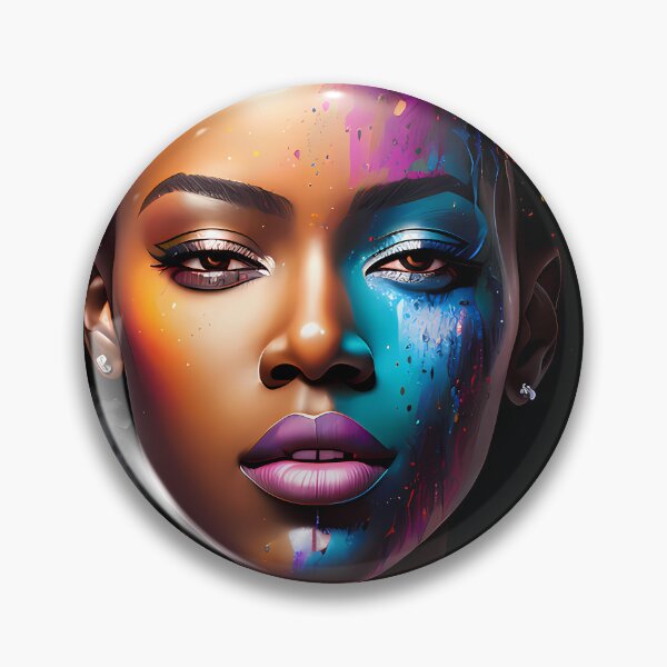 Item preview, Urban Woman Graffiti Oil Painting Splattered designed and sold by SableSyndciate.