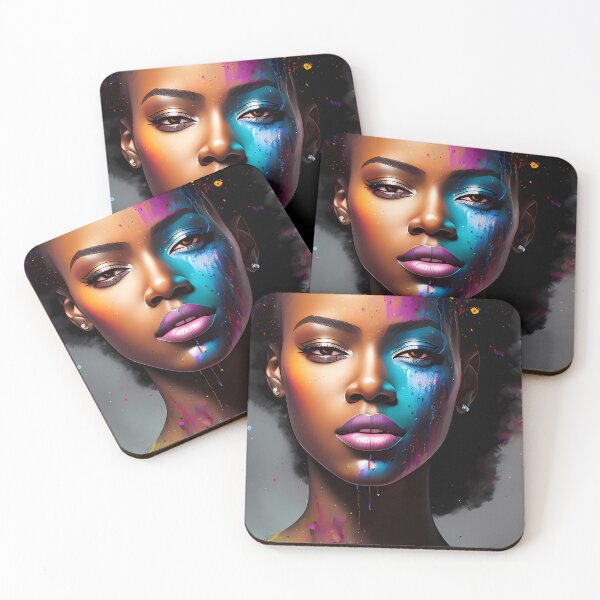 Item preview, Urban Woman Graffiti Oil Painting Splattered designed and sold by SableSyndciate.