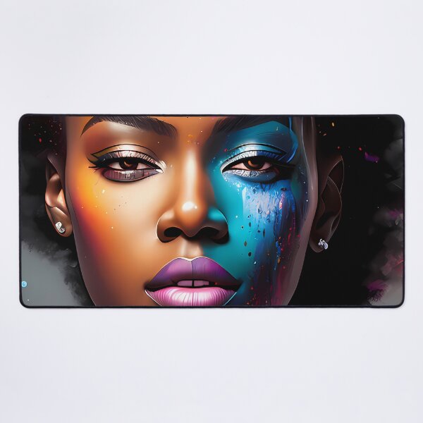Item preview, Urban Woman Graffiti Oil Painting Splattered designed and sold by SableSyndciate.