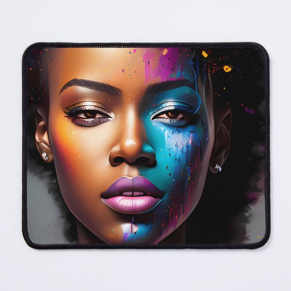 Item preview, Urban Woman Graffiti Oil Painting Splattered designed and sold by SableSyndciate.