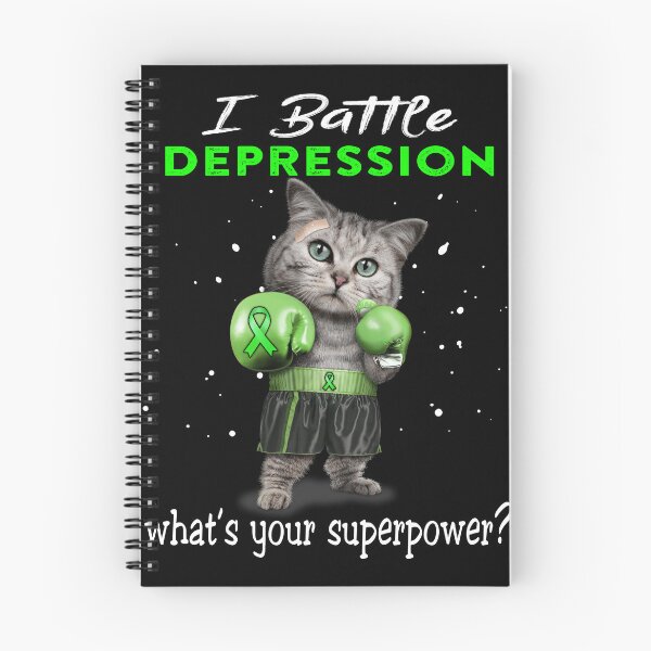 Item preview, Depression Warrior - I Battle Depression What Is Your Superpower? designed and sold by Jennpak.