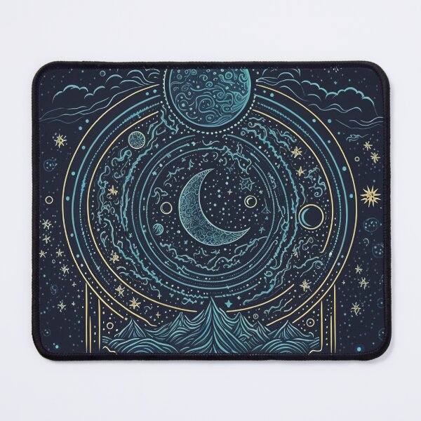 Item preview, Celestial Moon print will add a touch of whimsy and charm to your home or office. designed and sold by ToucanKrafts.