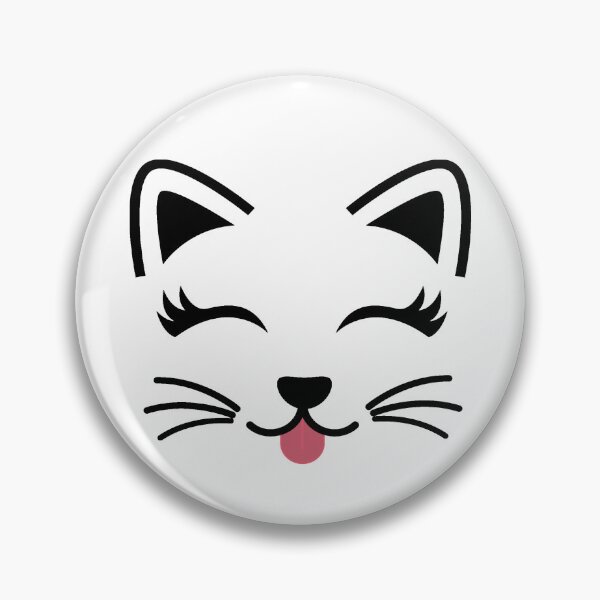 Item preview, Face of a cute kitten sticking out her tongue designed and sold by The-Blue-Feline.