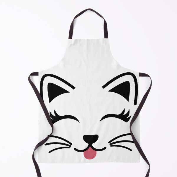 Item preview, Face of a cute kitten sticking out her tongue designed and sold by The-Blue-Feline.