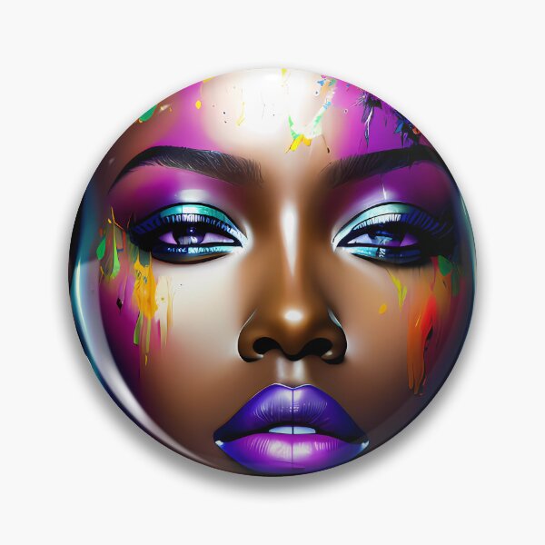 Item preview, Urban Woman Graffiti Oil Painting Splattered designed and sold by SableSyndciate.