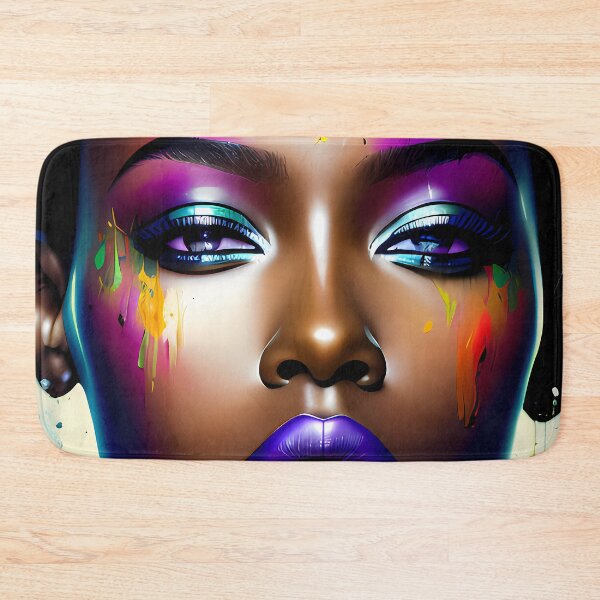 Item preview, Urban Woman Graffiti Oil Painting Splattered designed and sold by SableSyndciate.