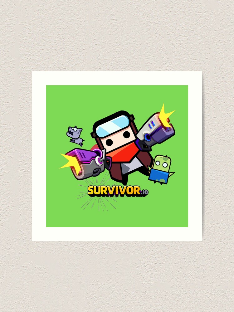 Survivor. io Game, zombie video game Sticker for Sale by Mycutedesings-1