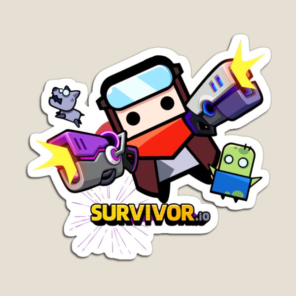 Survivor. io Game, zombie video game Sticker for Sale by Mycutedesings-1