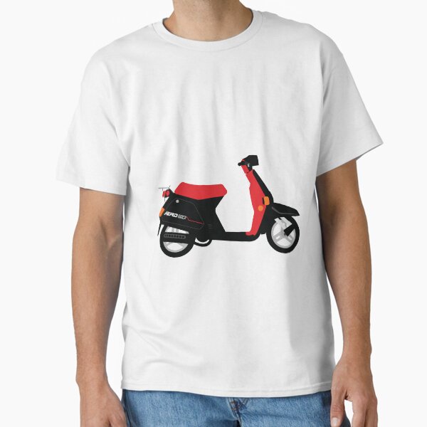 Vista previa del artículo con la obra «Patinete Aero 50 - Negro», diseñado y vendido por MopedTShirts.
