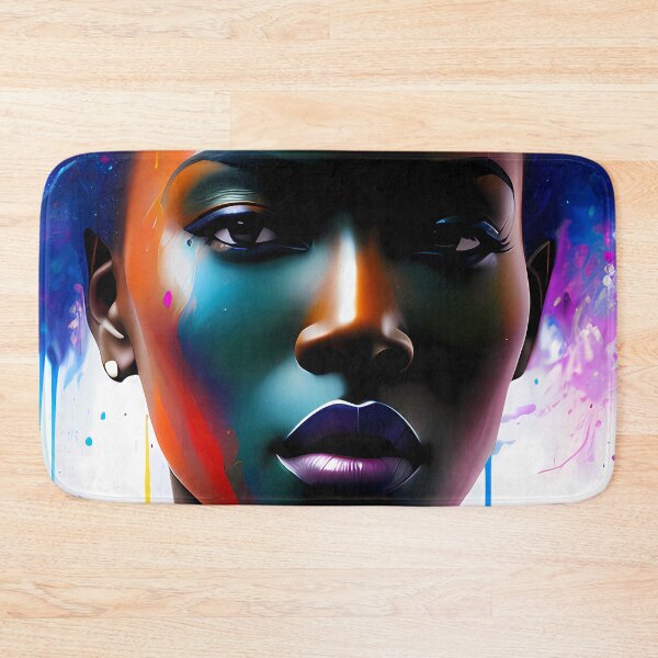 Item preview, Urban Woman Graffiti Oil Painting Splattered designed and sold by SableSyndciate.
