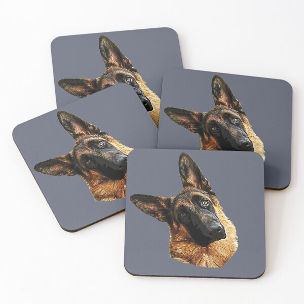 Item preview, German Shepherd Head Tilt designed and sold by ElegantCat.