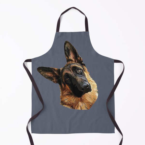 Aperçu de l'œuvre Inclinaison de la tête du berger allemand créée et vendue par ElegantCat.