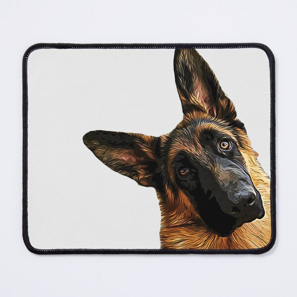 Item preview, German Shepherd Head Tilt designed and sold by ElegantCat.