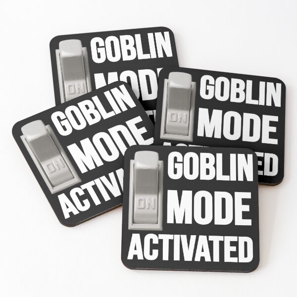 Item preview, Funny Goblin Mode Activated Meme, ON Switch, Lazy Mental Health Humor designed and sold by CuddleStore.