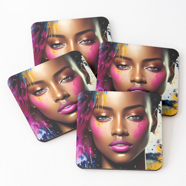 Item preview, Urban Woman Graffiti Oil Painting Splattered designed and sold by SableSyndciate.