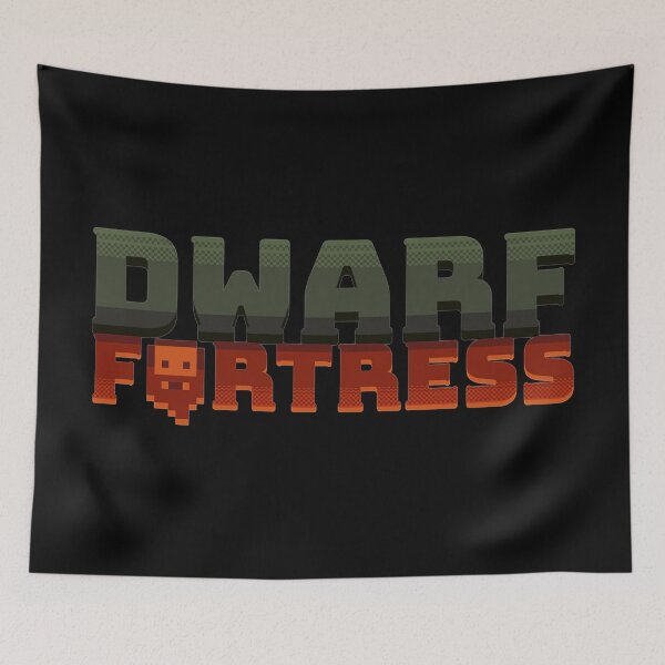Item preview, Dwarf Fortress Title Logo - Dwarf Fortress, Bay 12 Games, Dwarf Fortress Title, Dwarf Fortress Logo, Dwarf Fortress Merch, Dwarf Fortress Gift designed and sold by ContTraders.