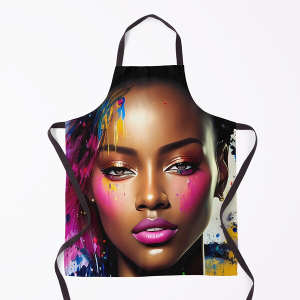 Item preview, Urban Woman Graffiti Oil Painting Splattered designed and sold by SableSyndciate.