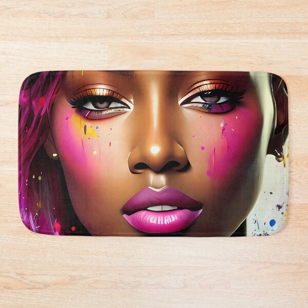 Item preview, Urban Woman Graffiti Oil Painting Splattered designed and sold by SableSyndciate.
