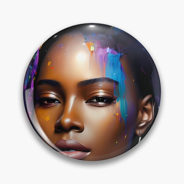 Item preview, Urban Woman Graffiti Oil Painting Splattered designed and sold by SableSyndciate.