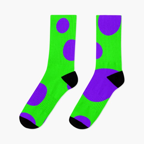 Item preview, Green and purple polka dots designed and sold by OptoFortuna.