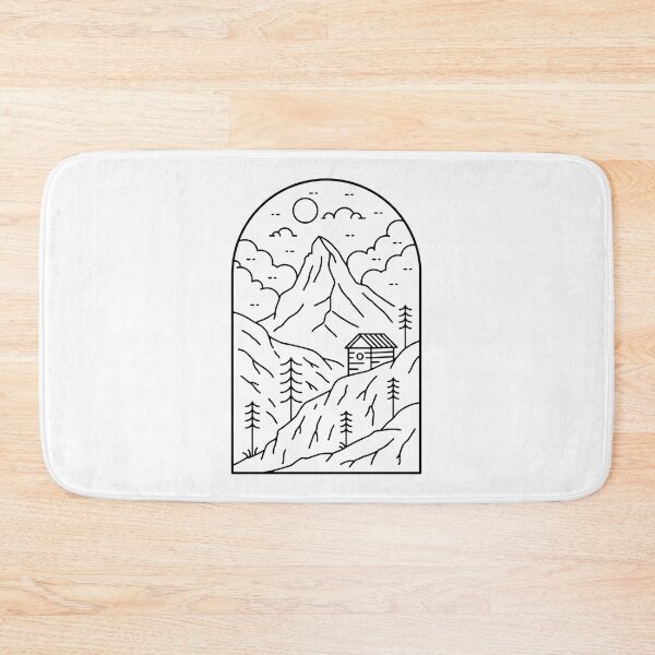 Item preview, The Matterhorn Mountain Switzerland Zermatt line art, Swiss Alps designed and sold by Quotesigner.