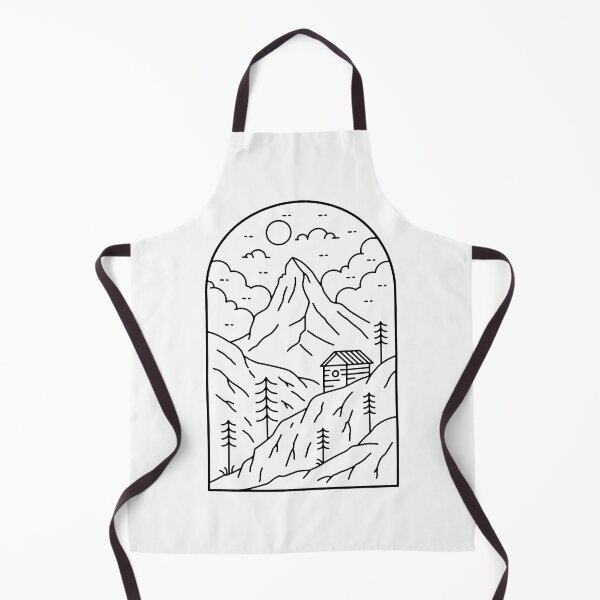 Item preview, The Matterhorn Mountain Switzerland Zermatt line art, Swiss Alps designed and sold by Quotesigner.