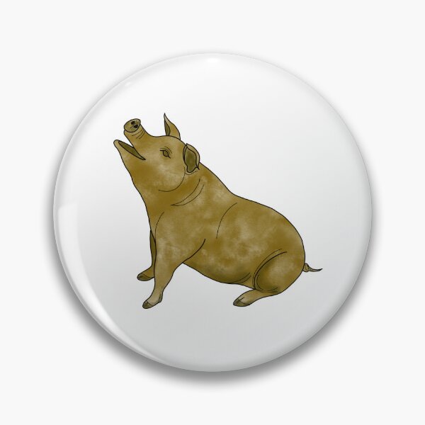 Item preview, Philbert the Pig Watercolor designed and sold by eprushandesign.