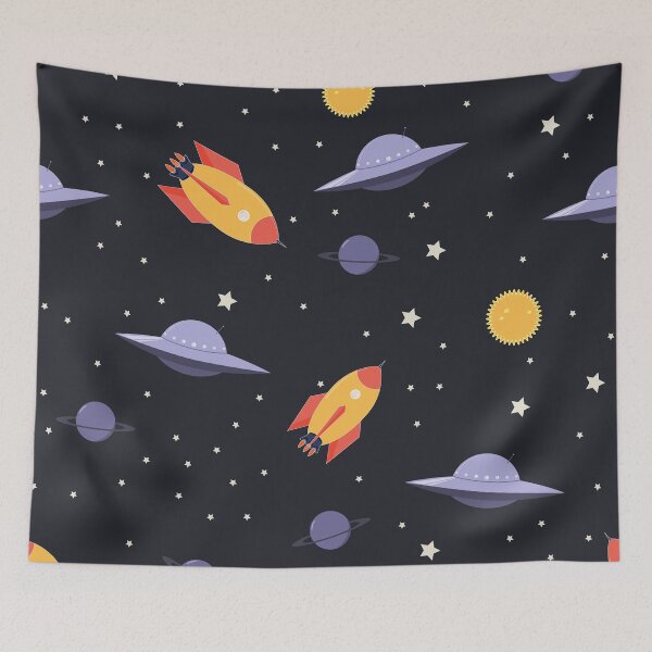 Aperçu de l'œuvre Rockets in the galaxy créée et vendue par Windsart.