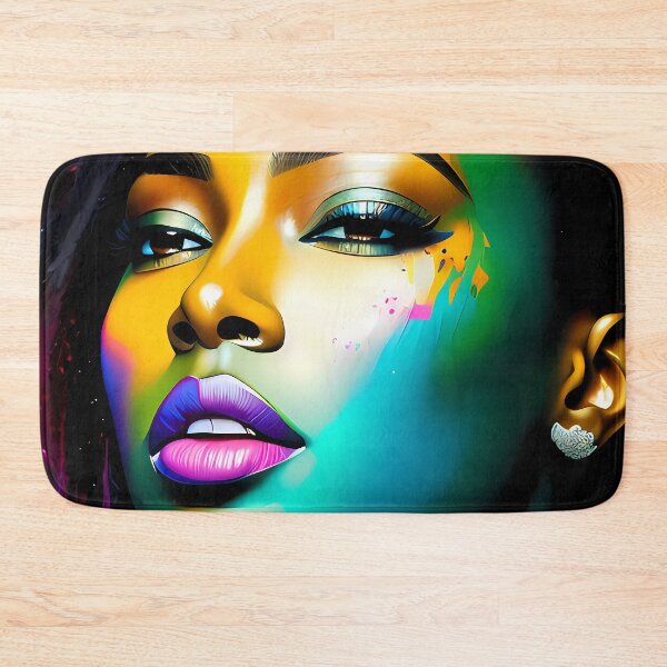 Item preview, Urban Woman Graffiti Oil Painting Splattered designed and sold by SableSyndciate.