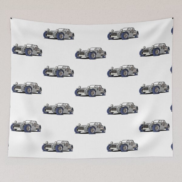 Item preview, Caterham Seven sports car in grey designed and sold by ClasicCarGifts.